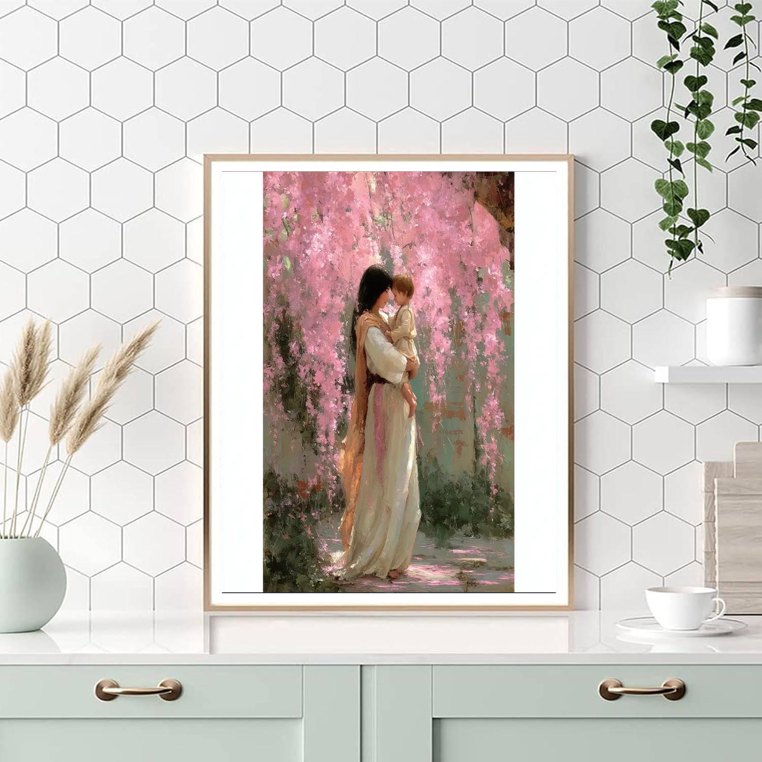 Embrace In Blossoms Paint By Numbers Kits