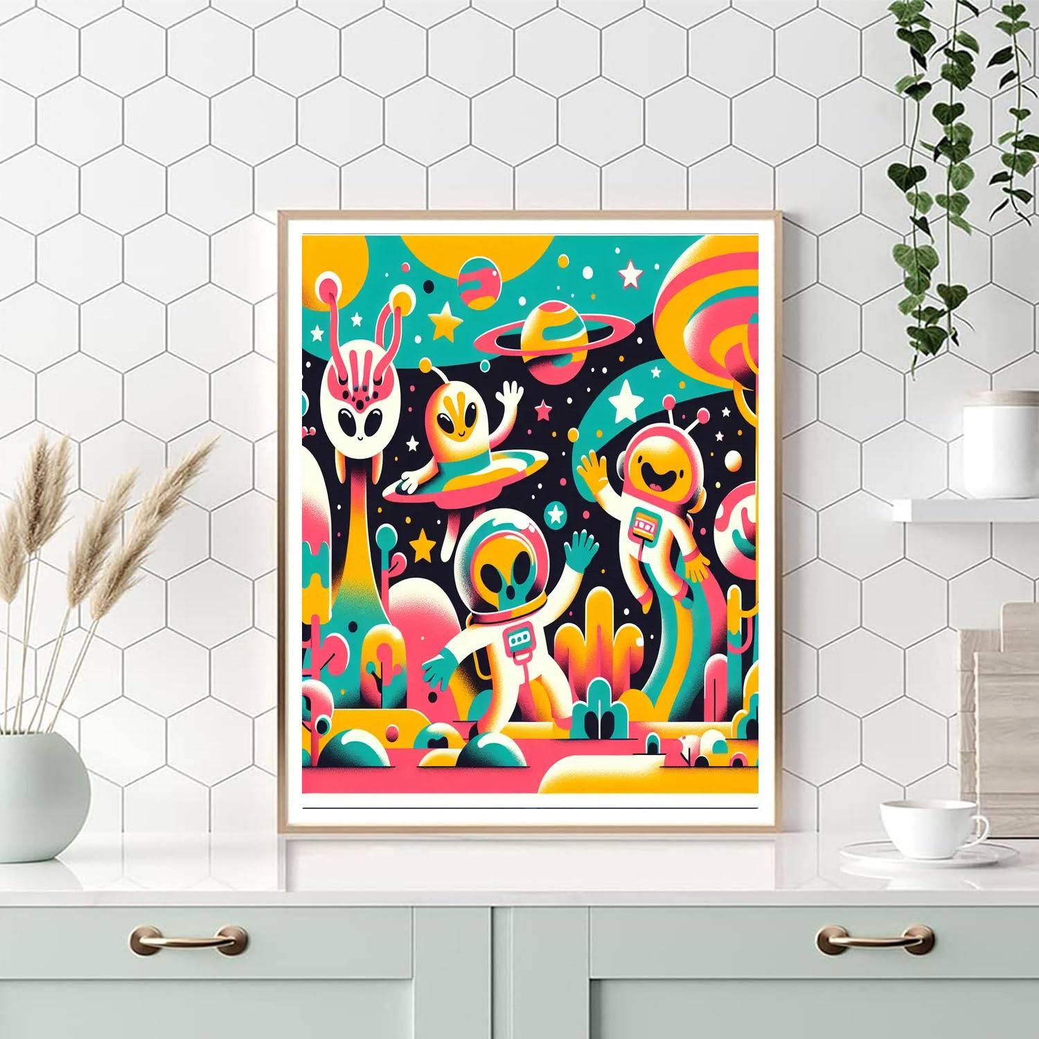 Alien Planet Adventures Paint By Number