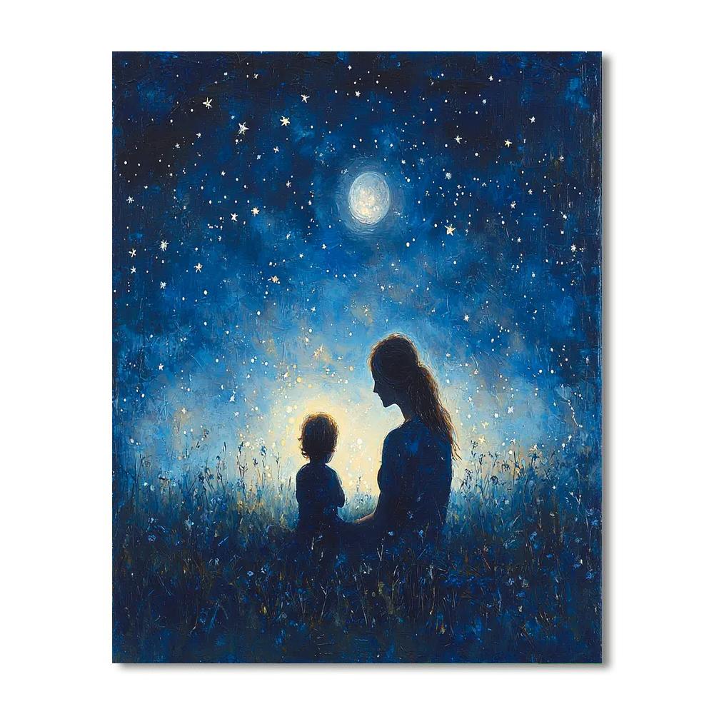 Under The Moonlit Sky Painting Number Kit