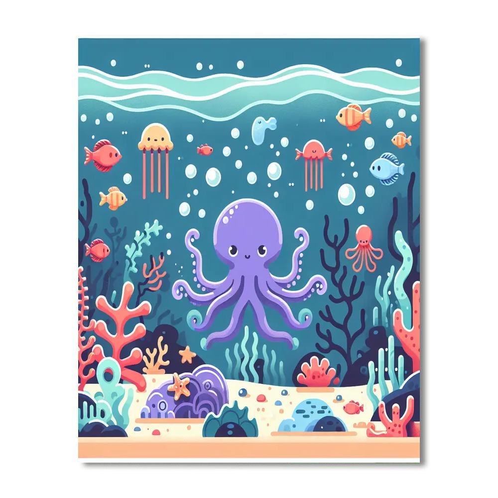 Underwater Mystery Expedition Paint By Numbers Art