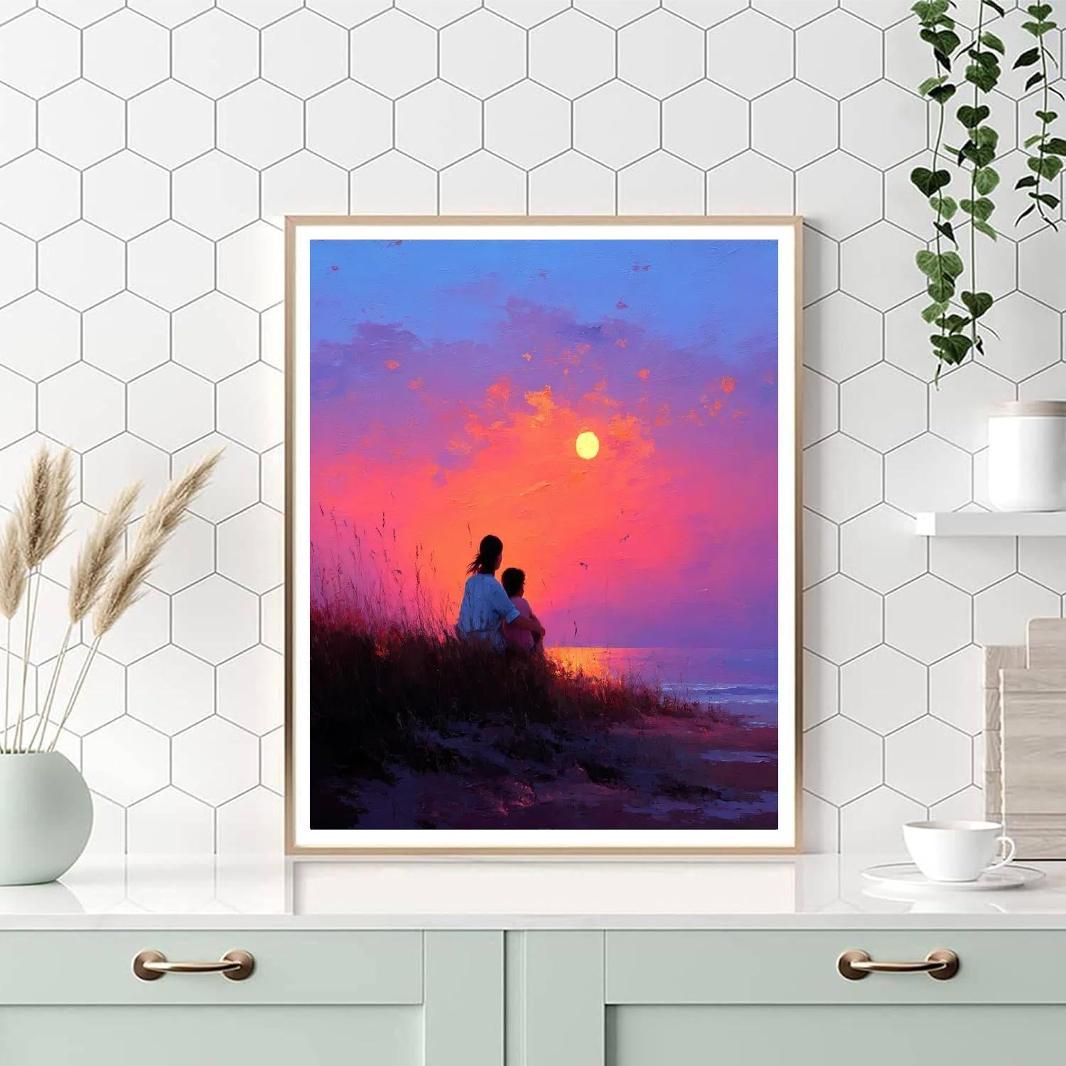 Dreamy Sunset Moments Numbered Painting Kits