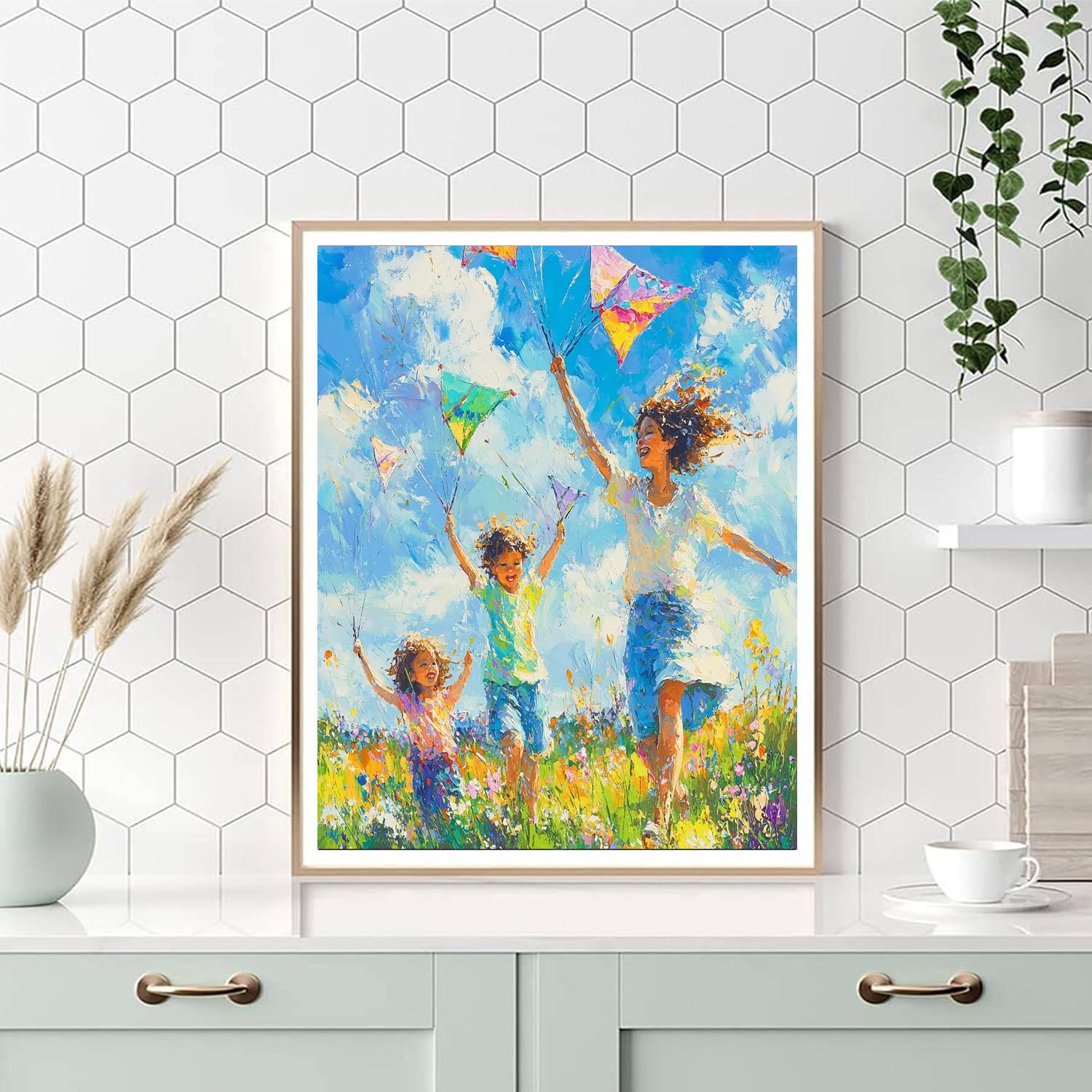 Hearts In The Park Paint By Color