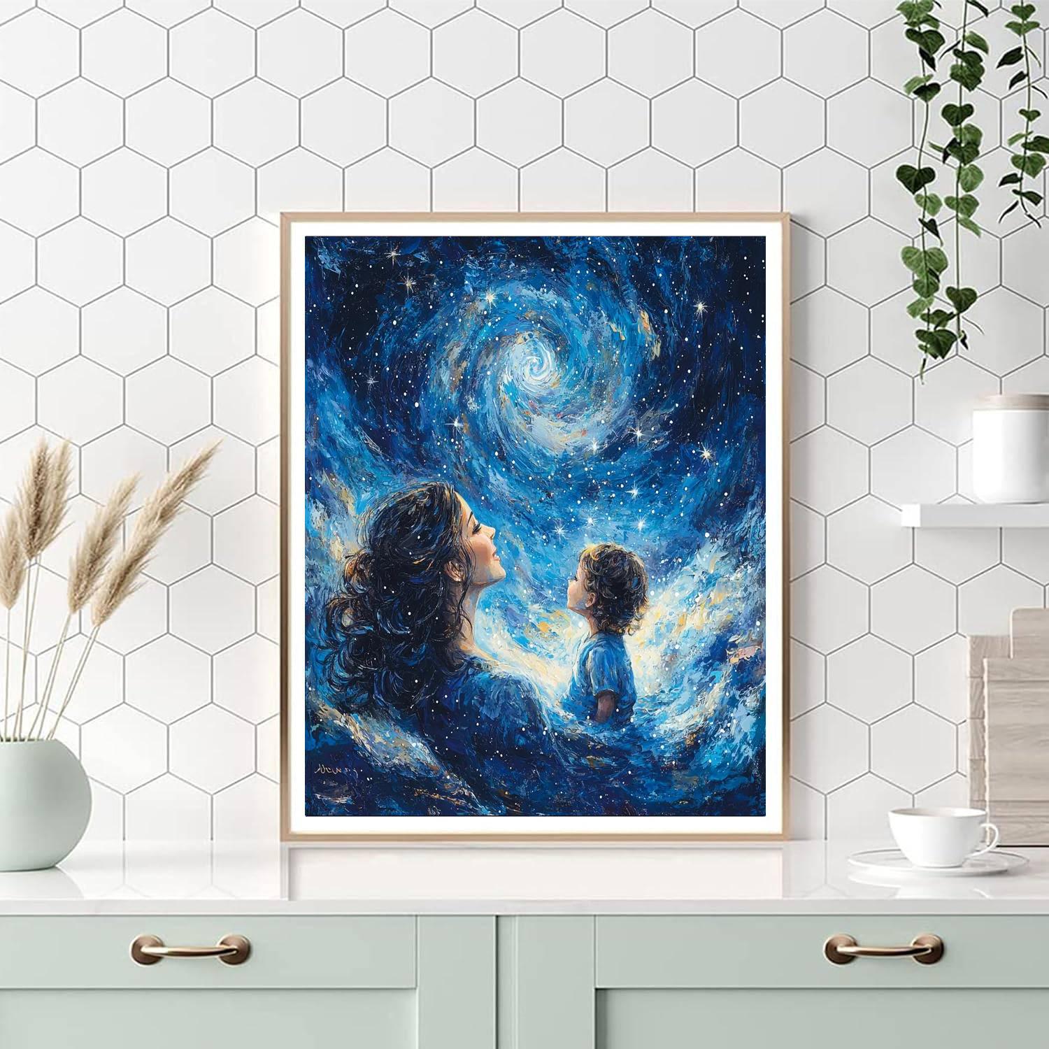 Nurtured By Stars Number Painting