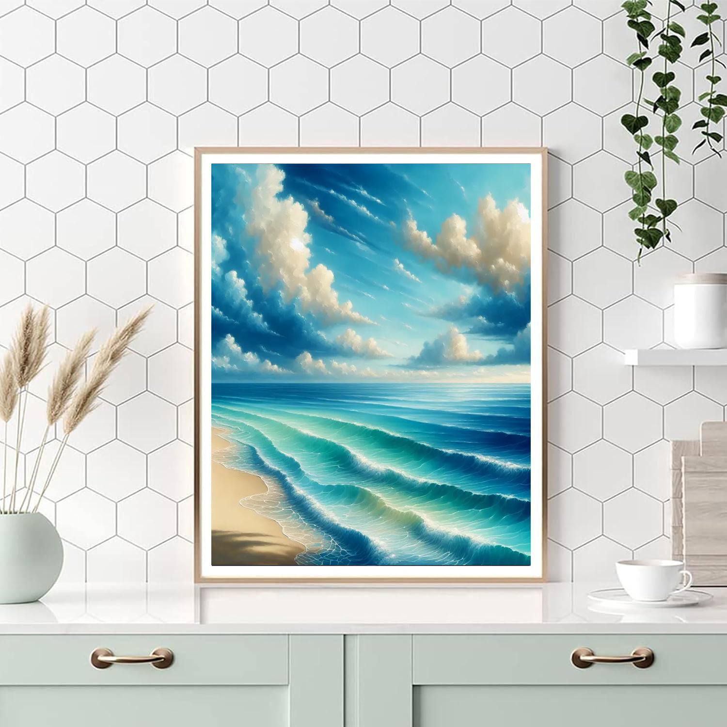 Lively Coastal Retreat Paint By Color