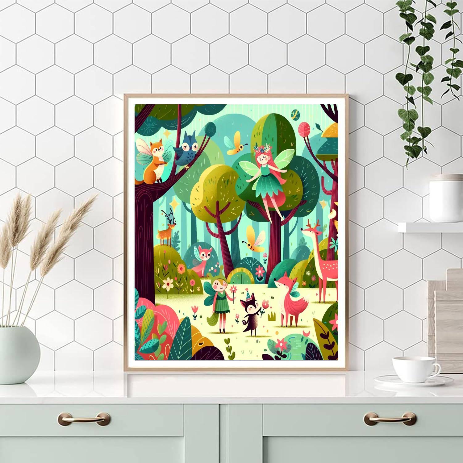 Fairytale Forest Discovery Numbered Painting Kits