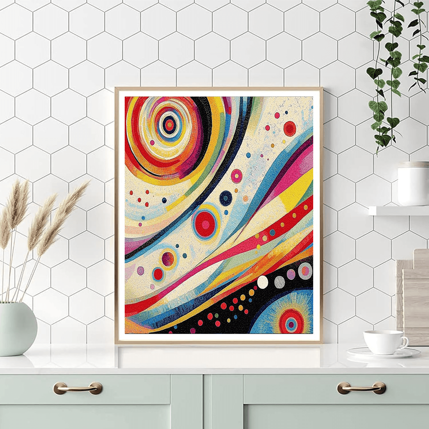 Wassily Kandinsky Inspired Melody Of Colors  Paint By Numbers Kits