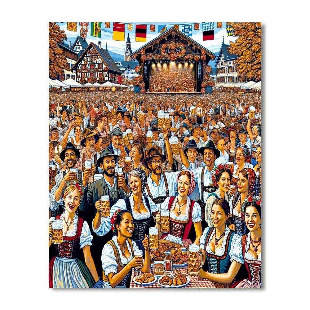 Oktoberfest - Usa Paint By Color