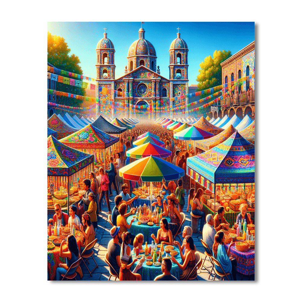 Harvard Square Mayfair - Usa Paint By Number