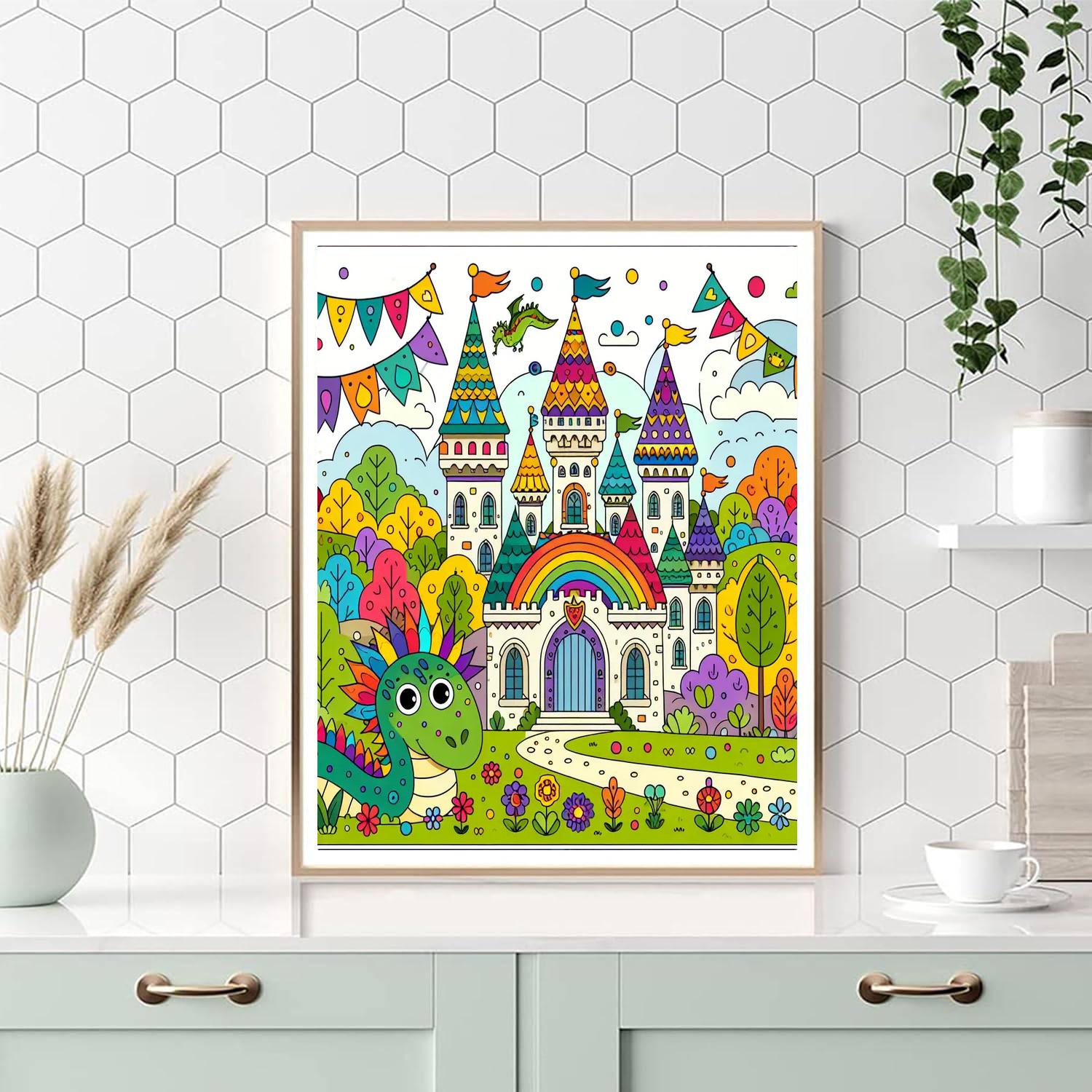 My Fantasy Castle Painting By Numbers Kit