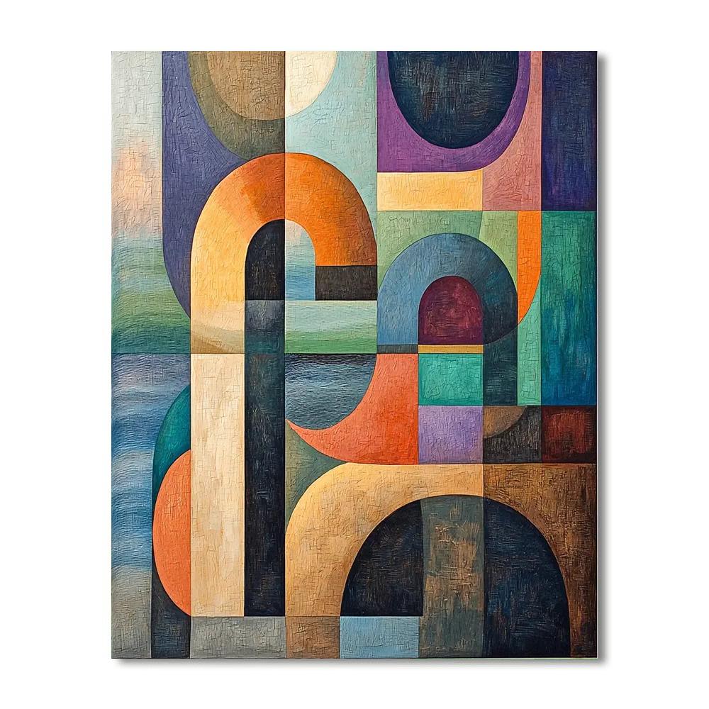 Max Ernst Inspired Fluid Expressions  Paint By Numbers Art