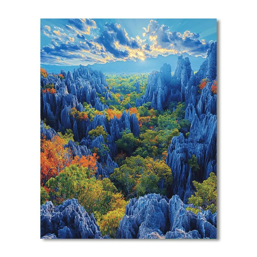 Tsingy De Bemaraha Numbered Painting Kits
