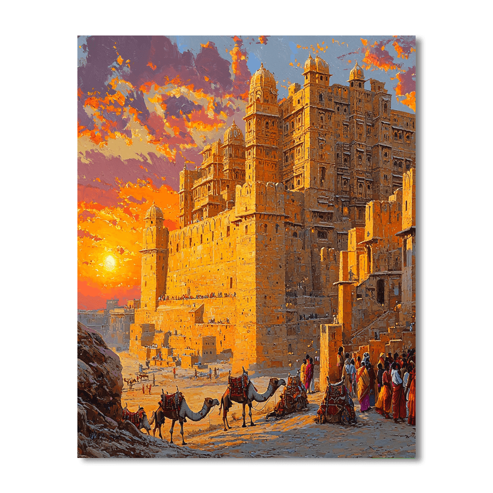 Jaisalmer Fort Numbered Painting Kits