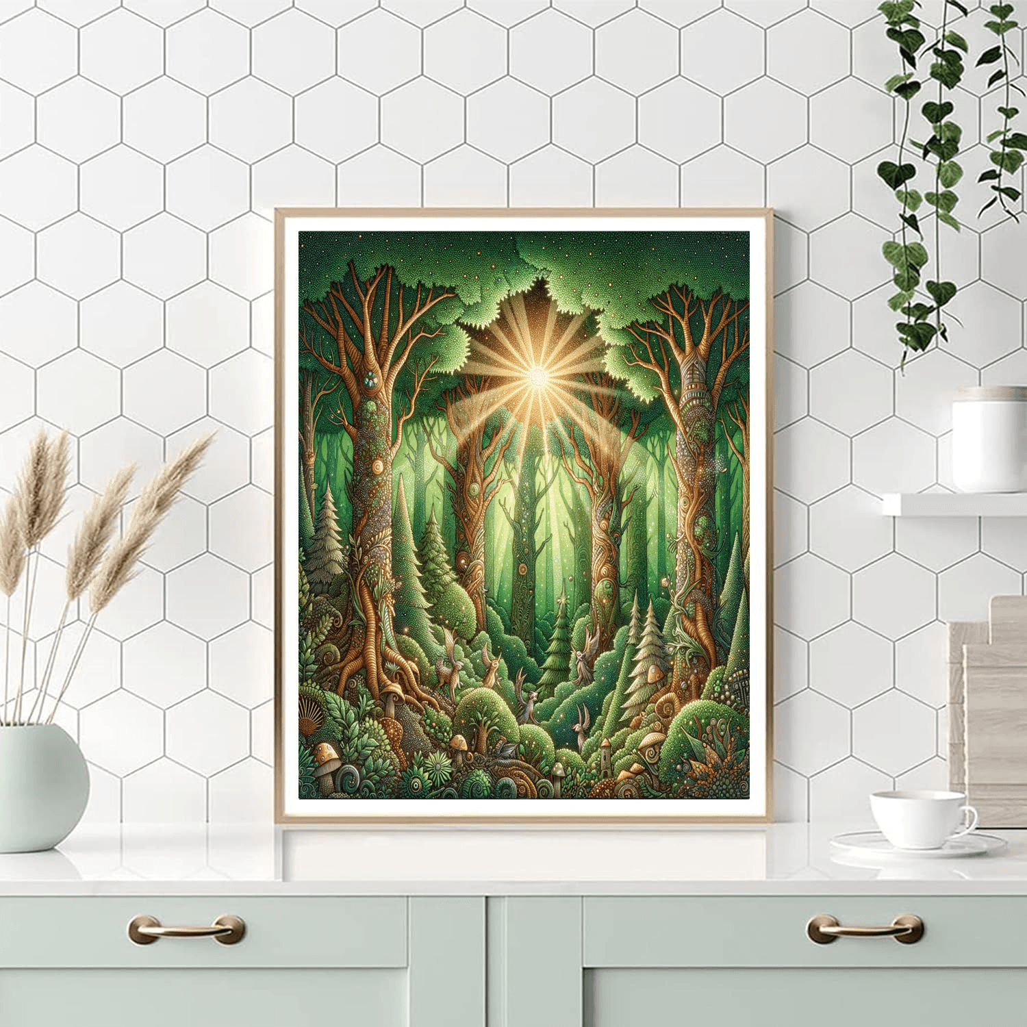 Whimsical Woodland Magic DIY Paint By Numbers