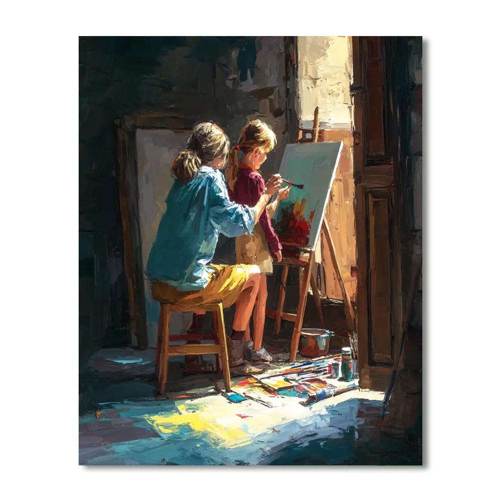 An Artistic Afternoon Paint By Numbers Art