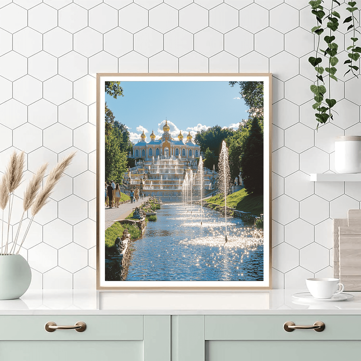 Palace Of Peterhof Numbered Painting Kits