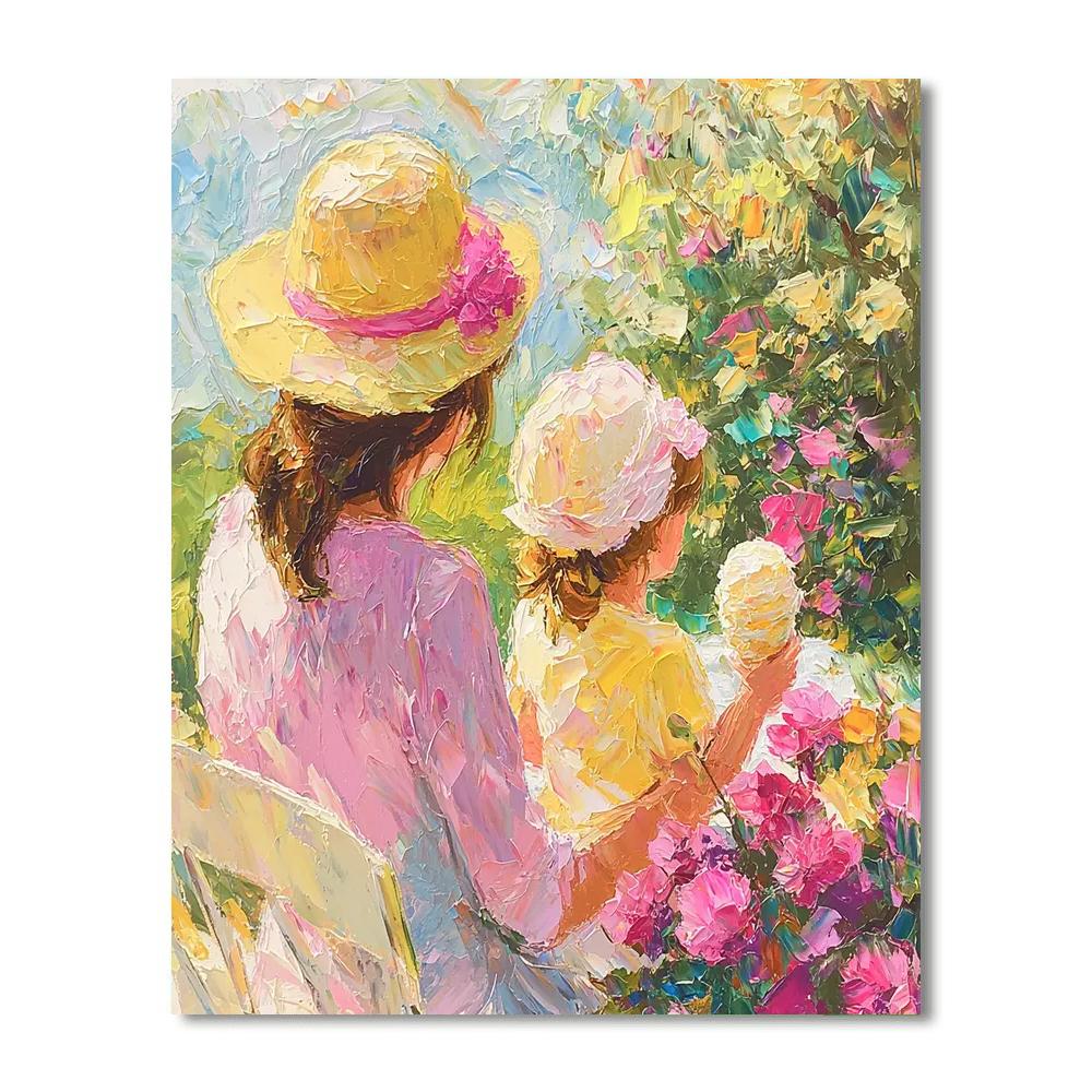 Sweet Moments In Time Number Painting