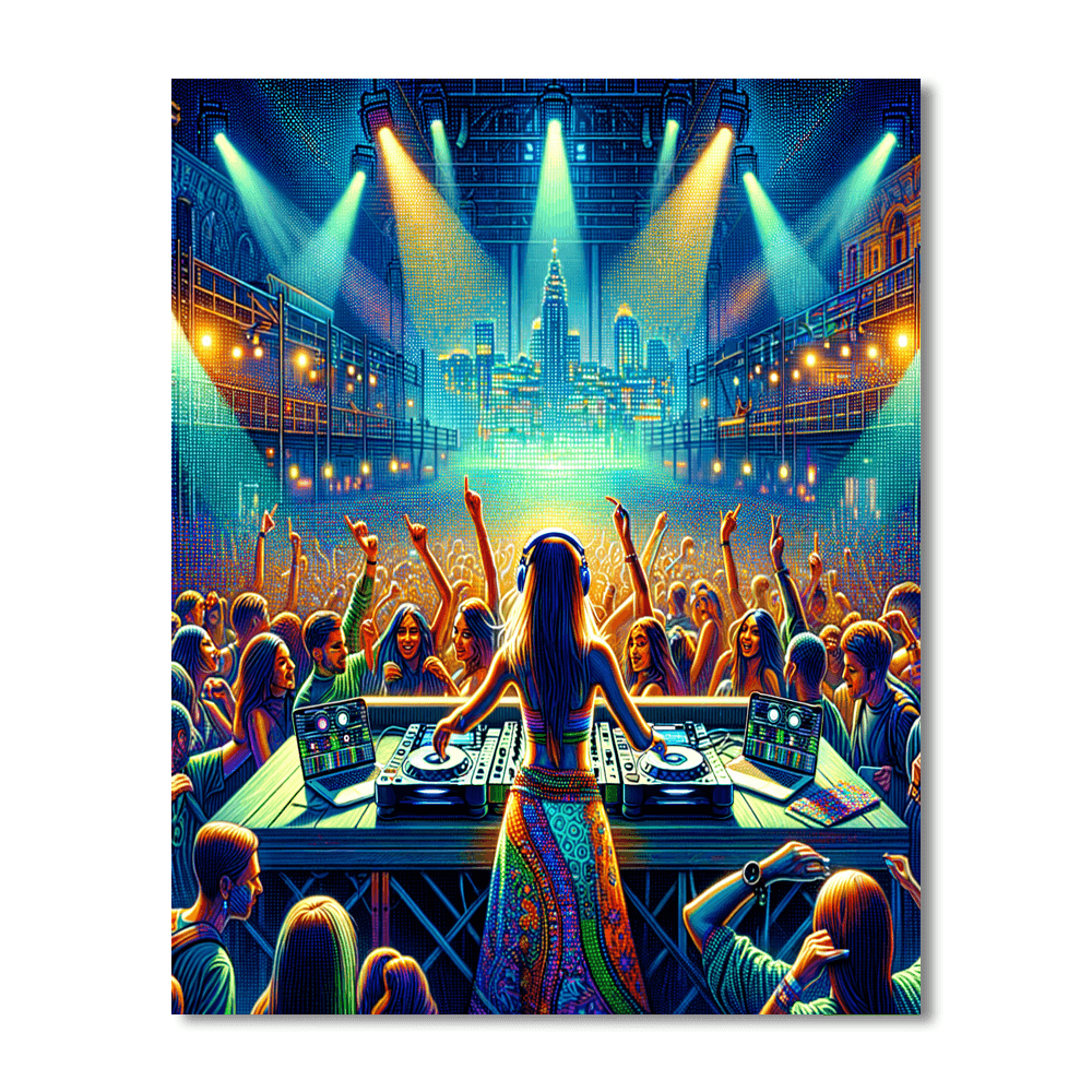 Amsterdam Dance Event - Netherlands DIY Paint By Numbers