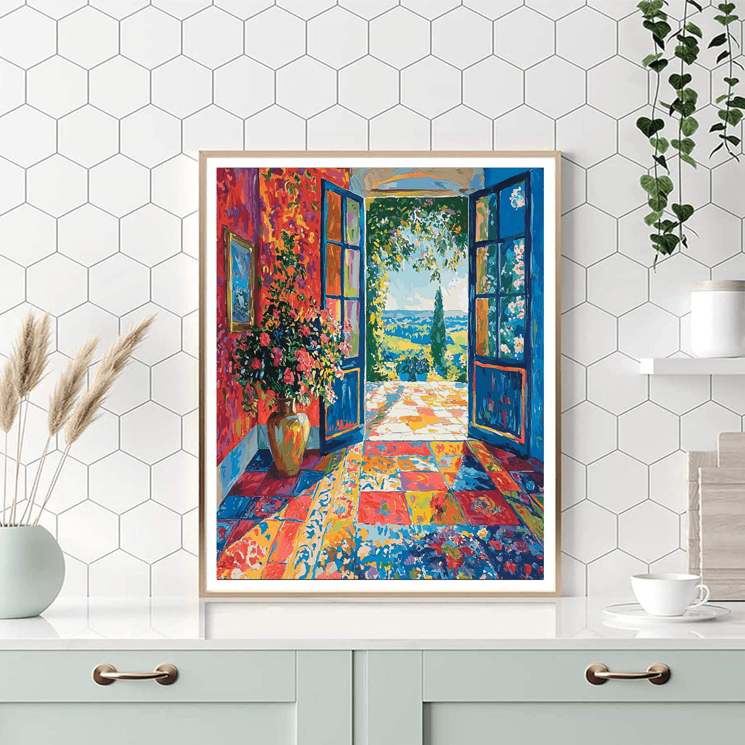 Henri Matisse Inspired Vibrant Stillness  Paint By Numbers