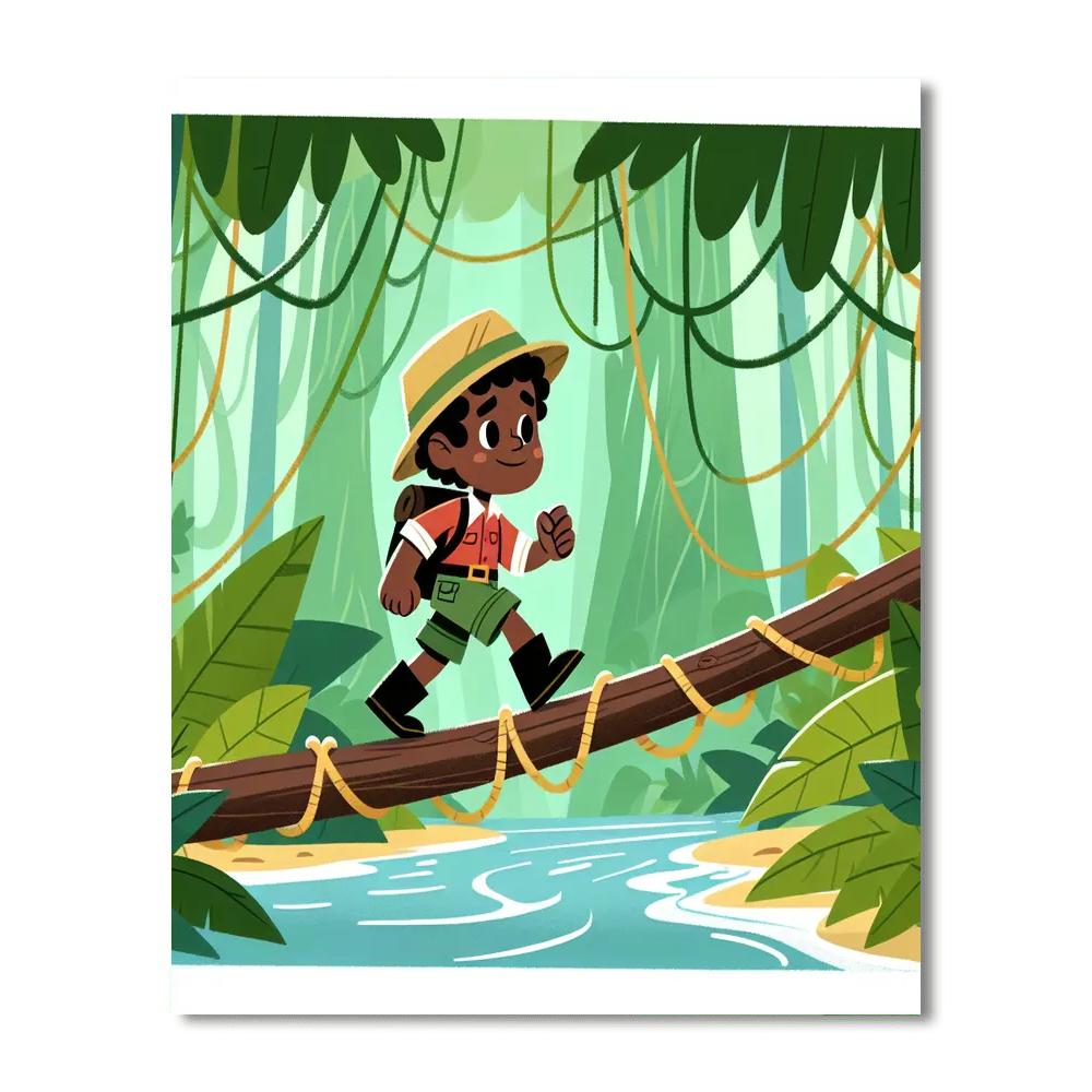 Daring Jungle Expedition Painting Number Kit