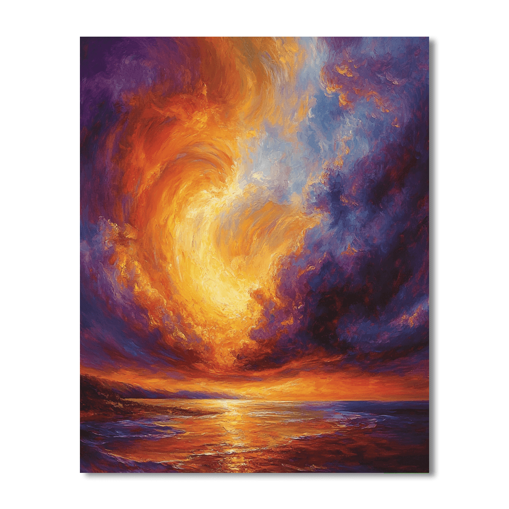 J.M.W. Turner Inspired Weathered Beauty  Paint By Numbers Art