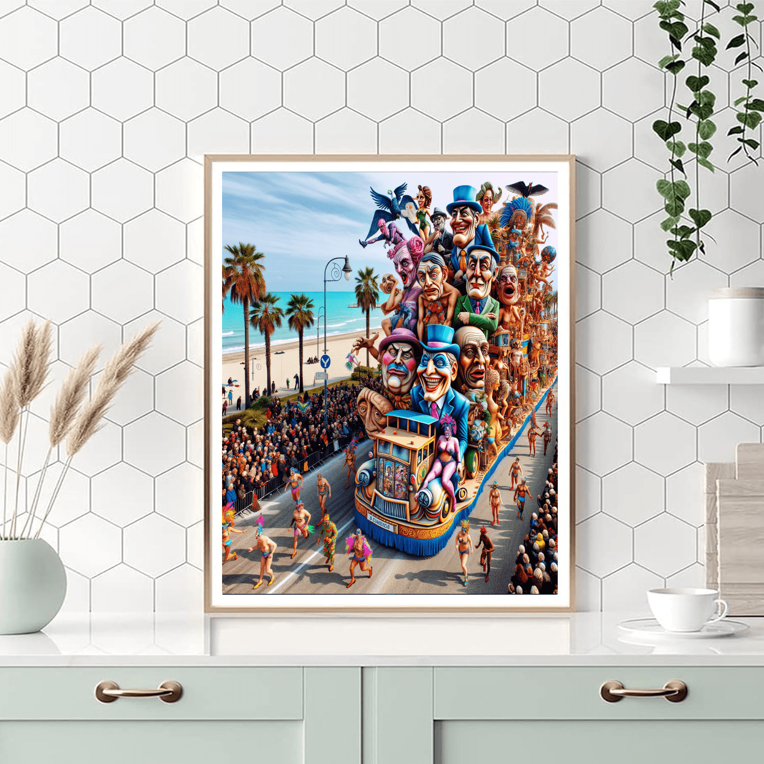 Carnevale Di Viareggio - Italy Paint By Color