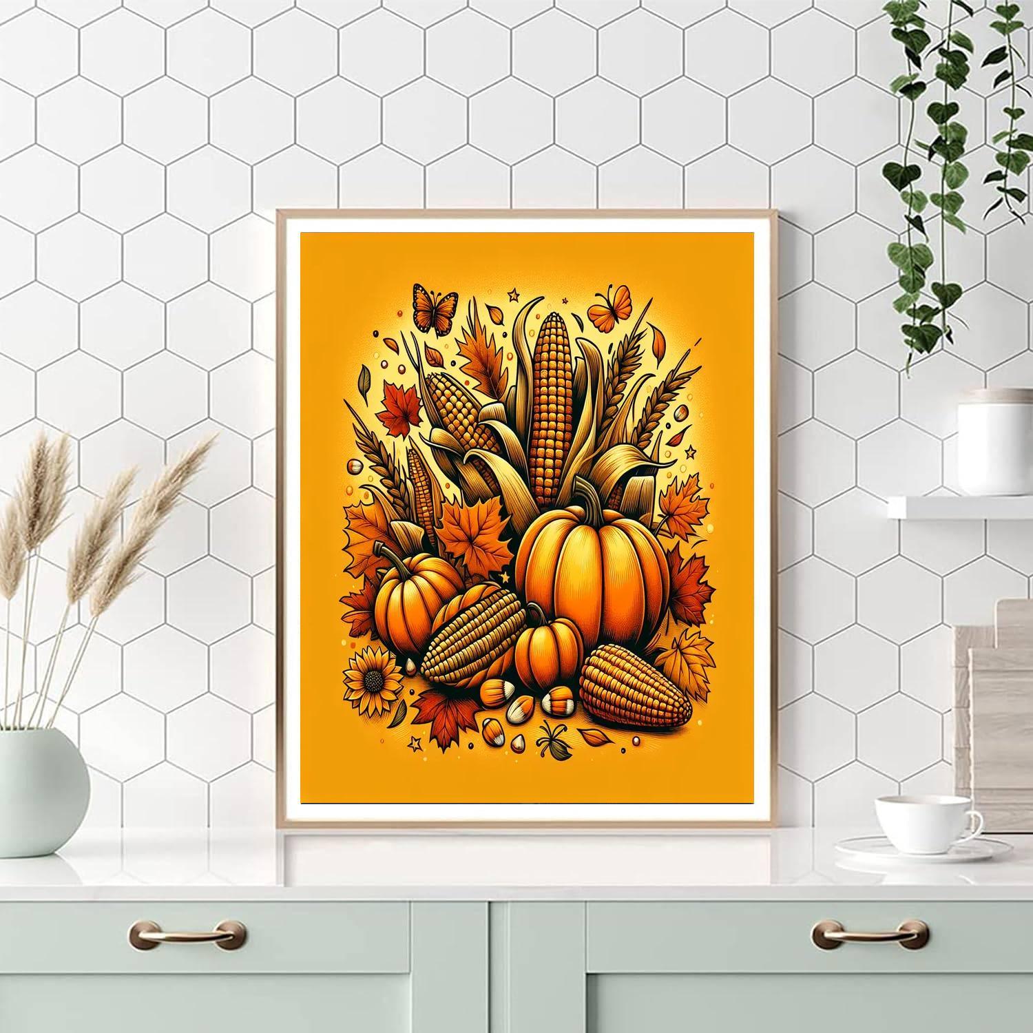 Festive Autumn Harvest Paint By Numbers Kits