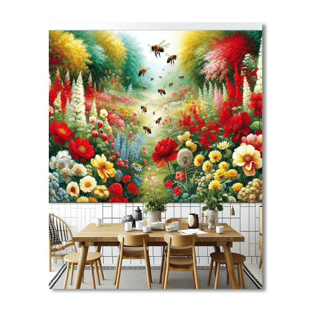 Joyful Garden Celebration Painting By Numbers Kit