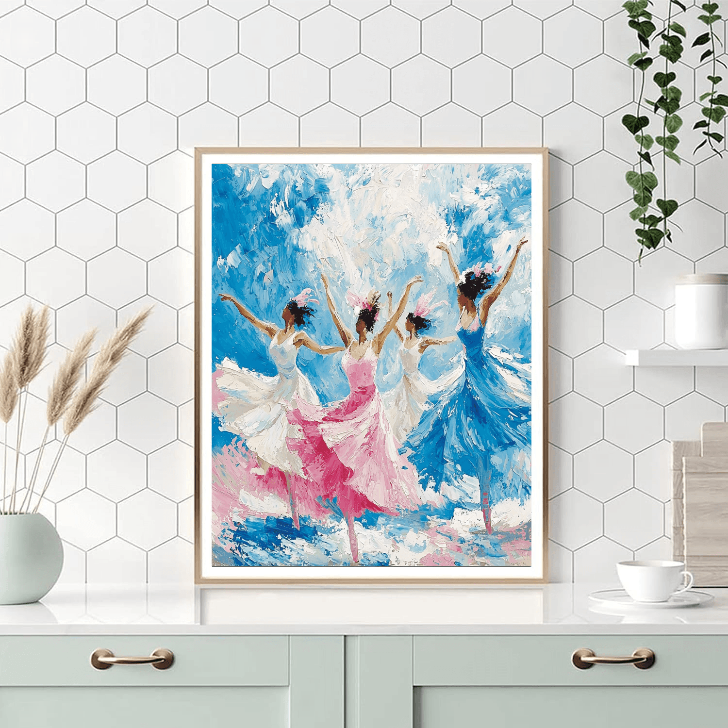 Edgar Degas Inspired The Colorful Dance  Paint By Numbers