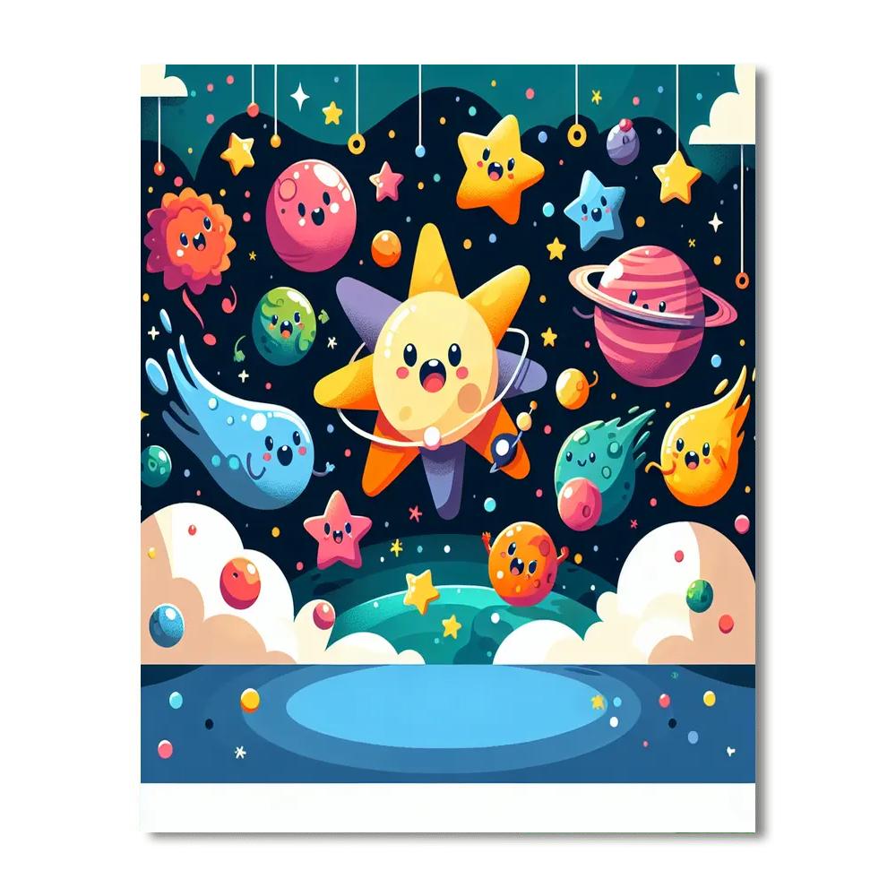 Celestial Celebration Numbered Painting Kits