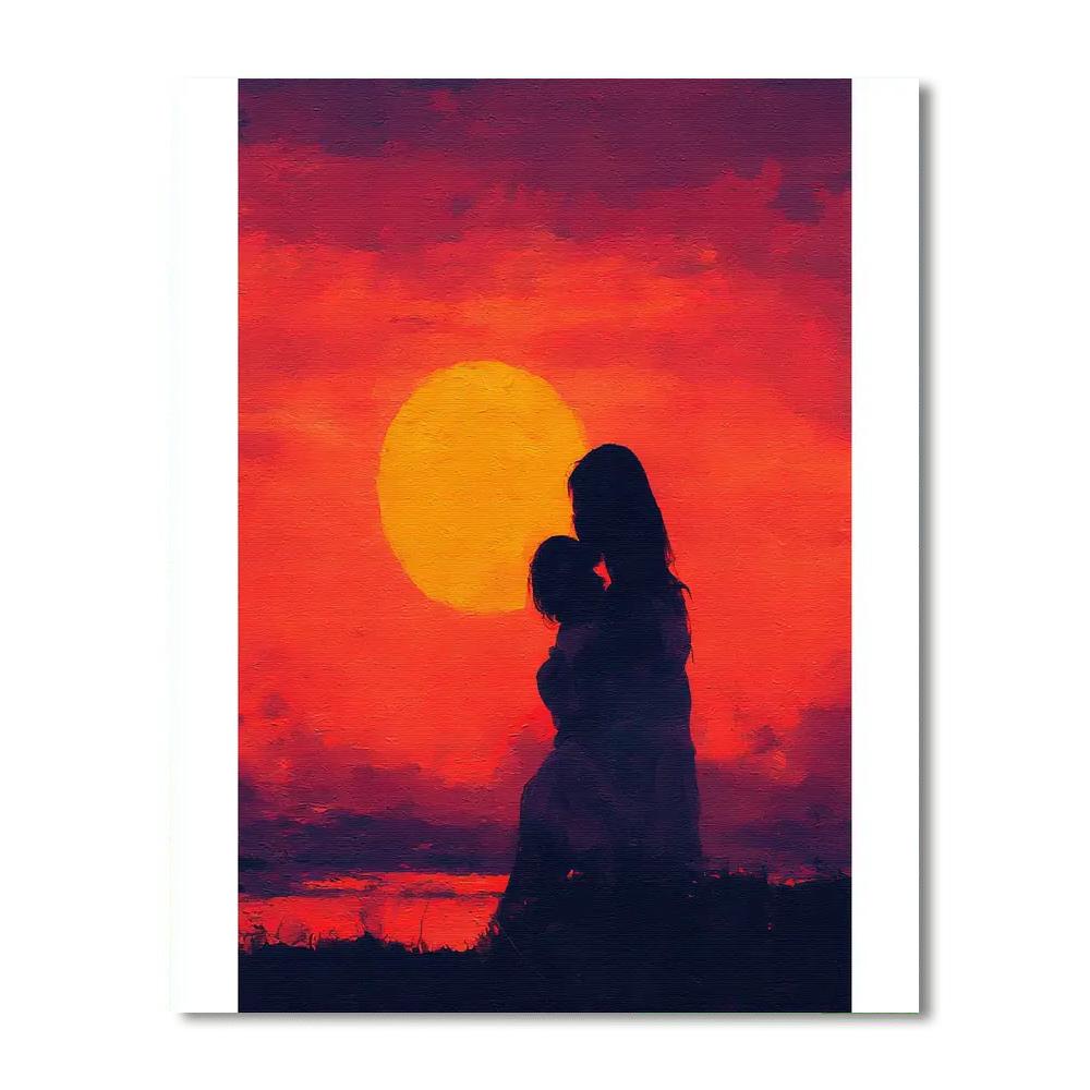 Silhouette Of Love Paint By Numbers Kits