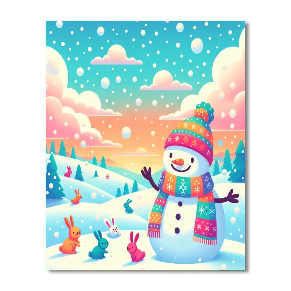 Winter Wonderland Wonders Paint By Numbers Art