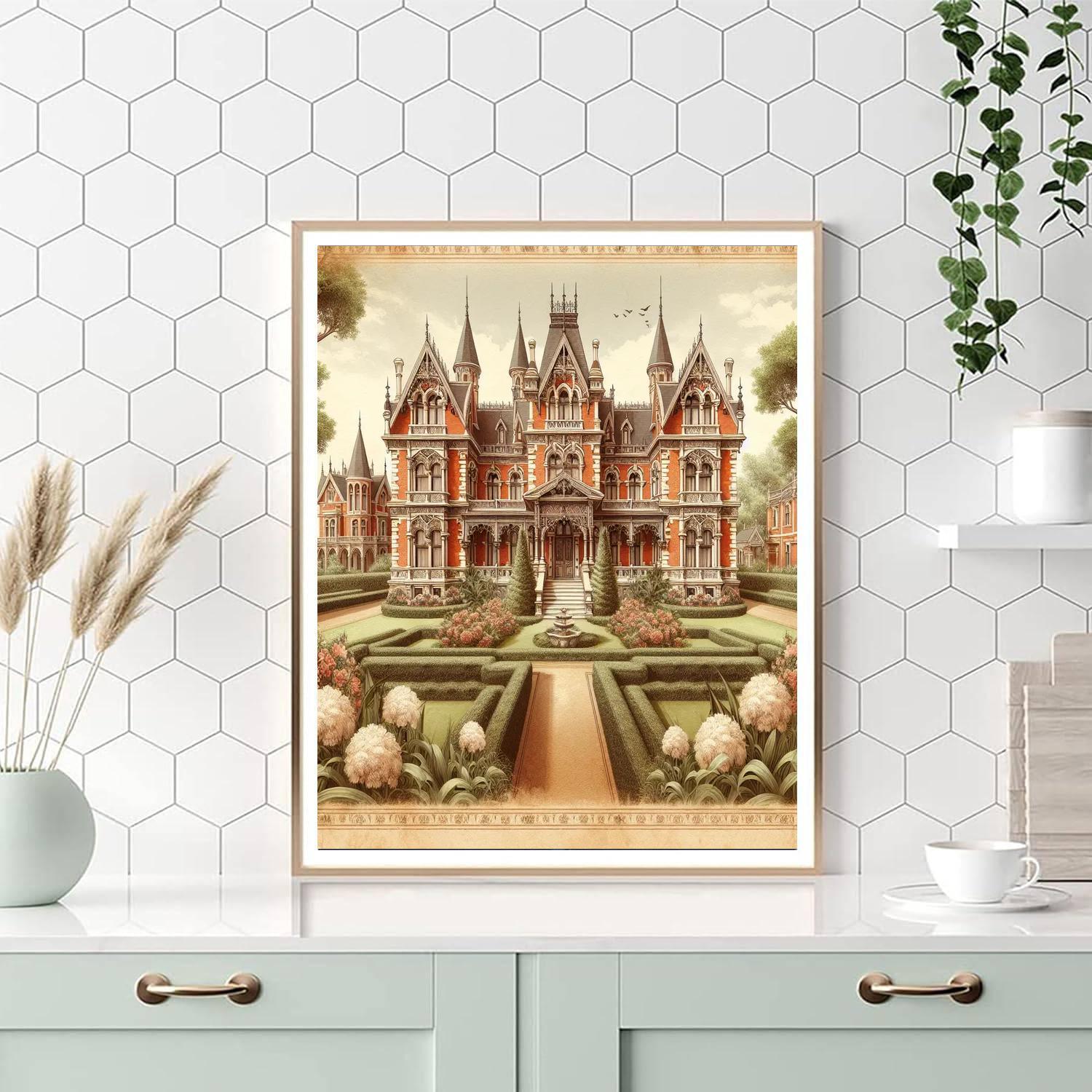 Victorian Manor Elegance Paint By Number