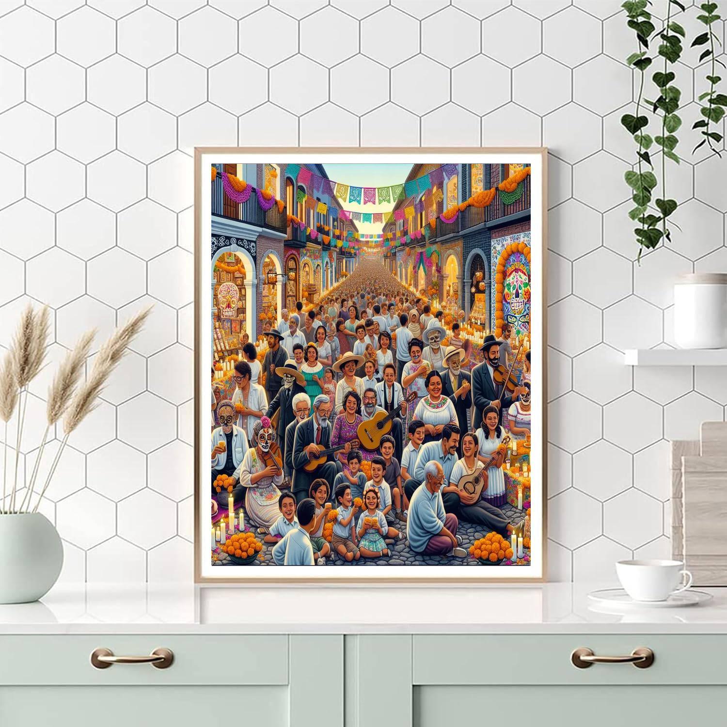 Dia De Los Muertos Festival Paint By Number