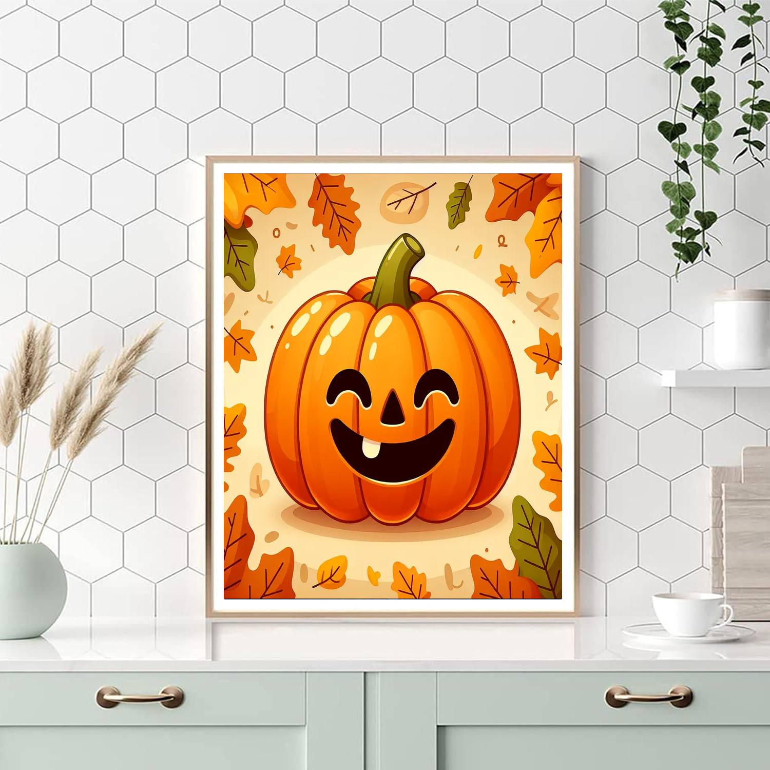 Joyful Jack-o-lantern Numbered Painting Kits