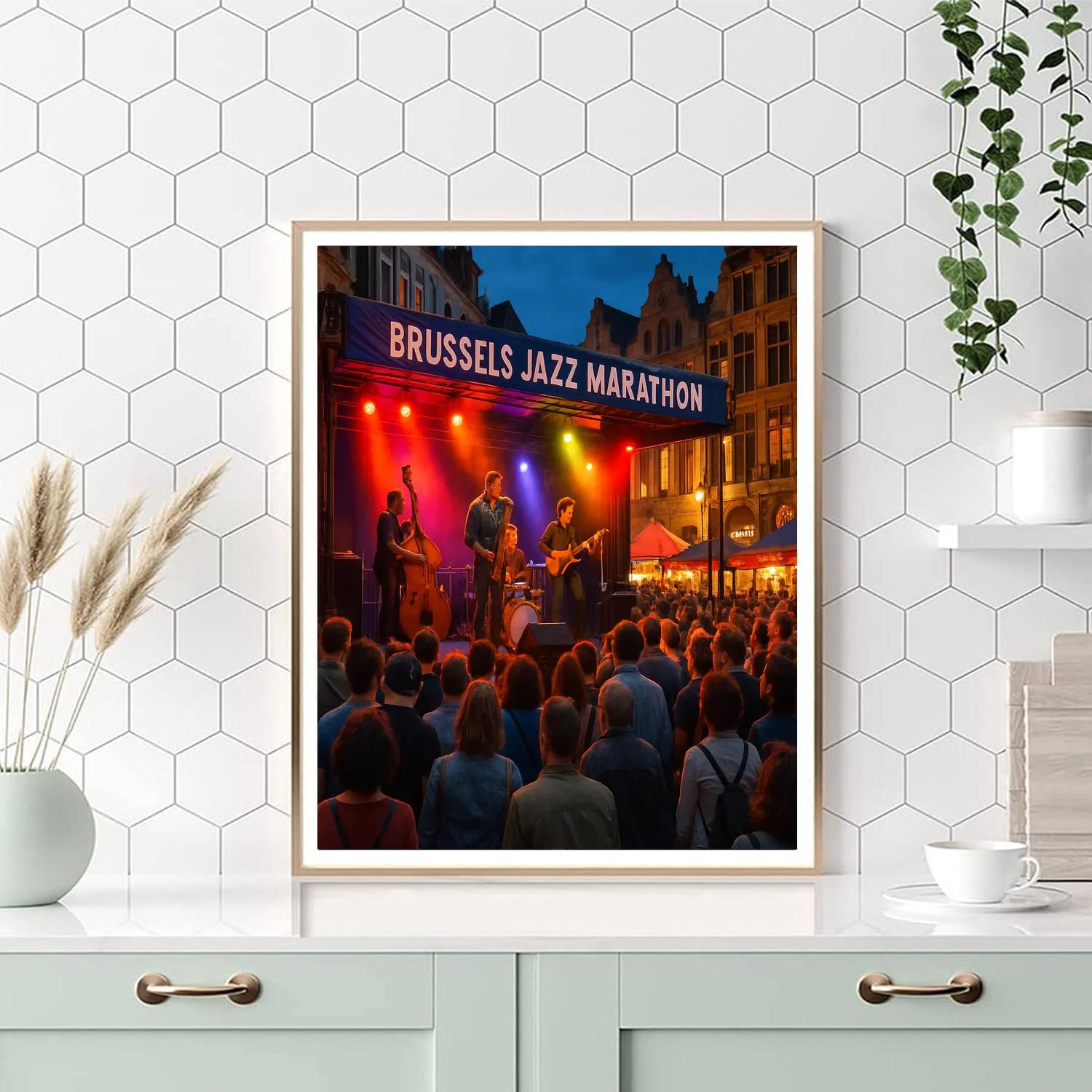 Brussels Jazz Marathon - Belgium Painting Number Kit
