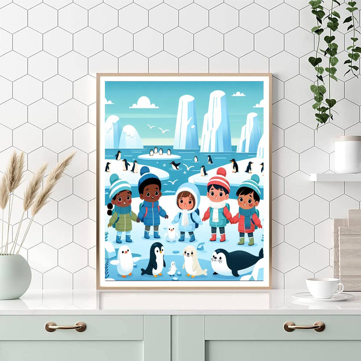 Polar Adventure Expedition Paint By Numbers