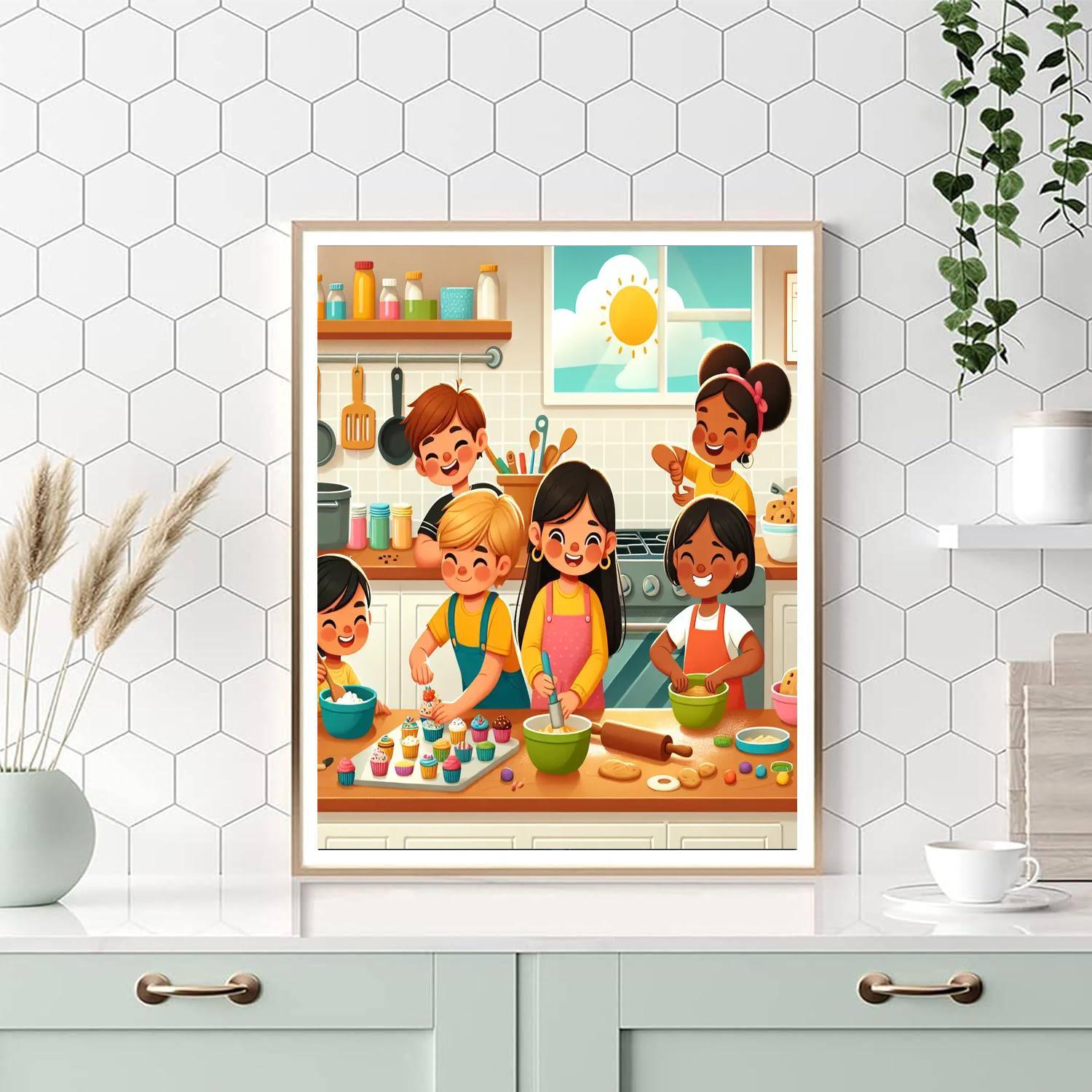Creative Cooking Class Paint By Numbers