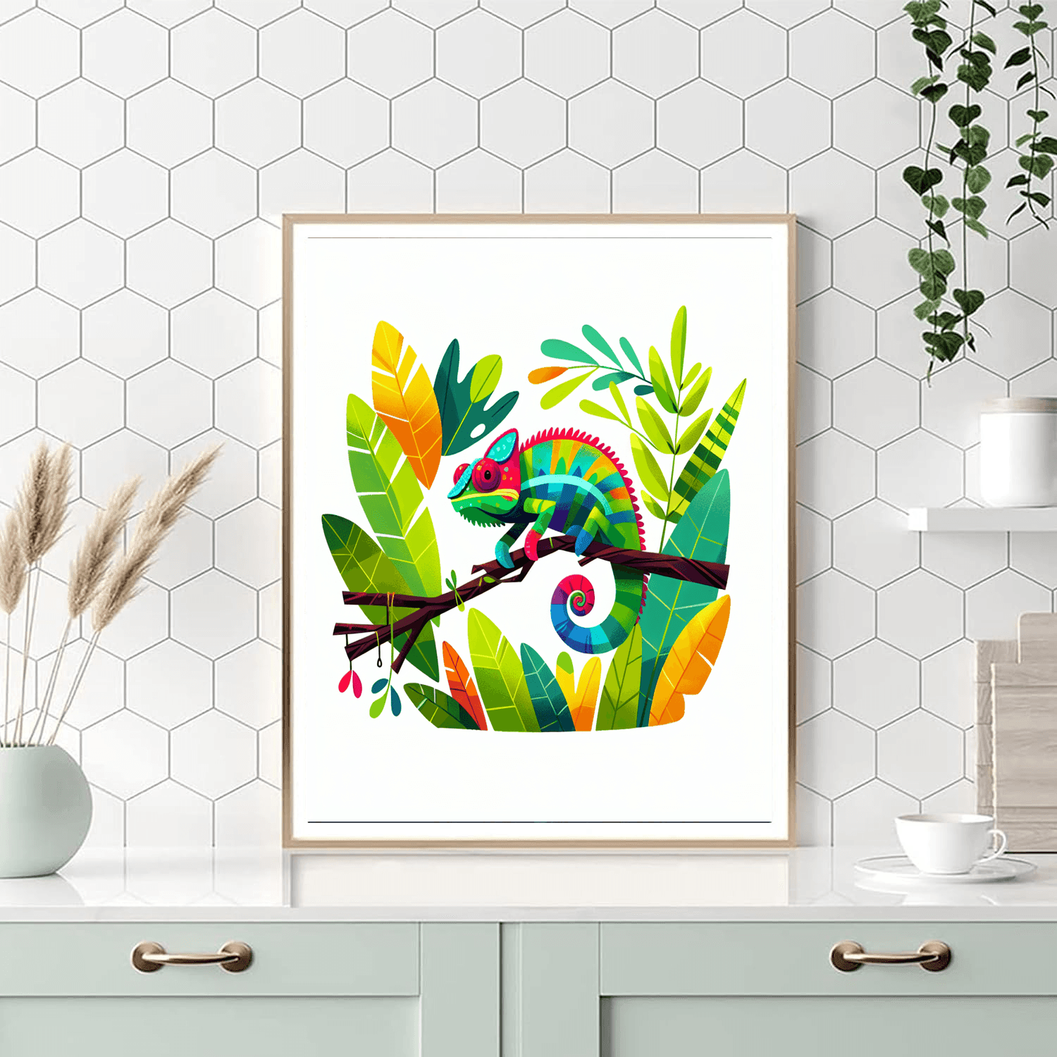 Explorer Chameleon Paint By Numbers