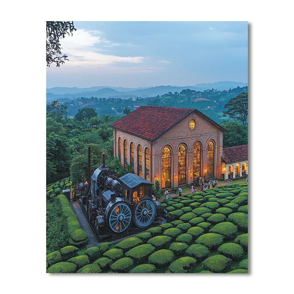 Kandy's Ceylon Tea Museum - Sri Lanka DIY Paint By Numbers
