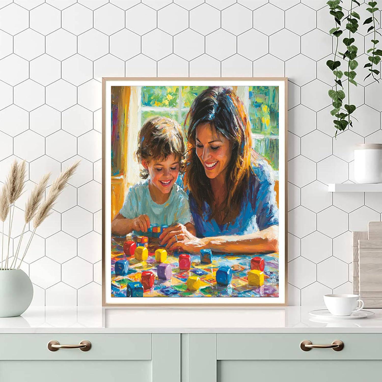 Family Game Night Paint By Number