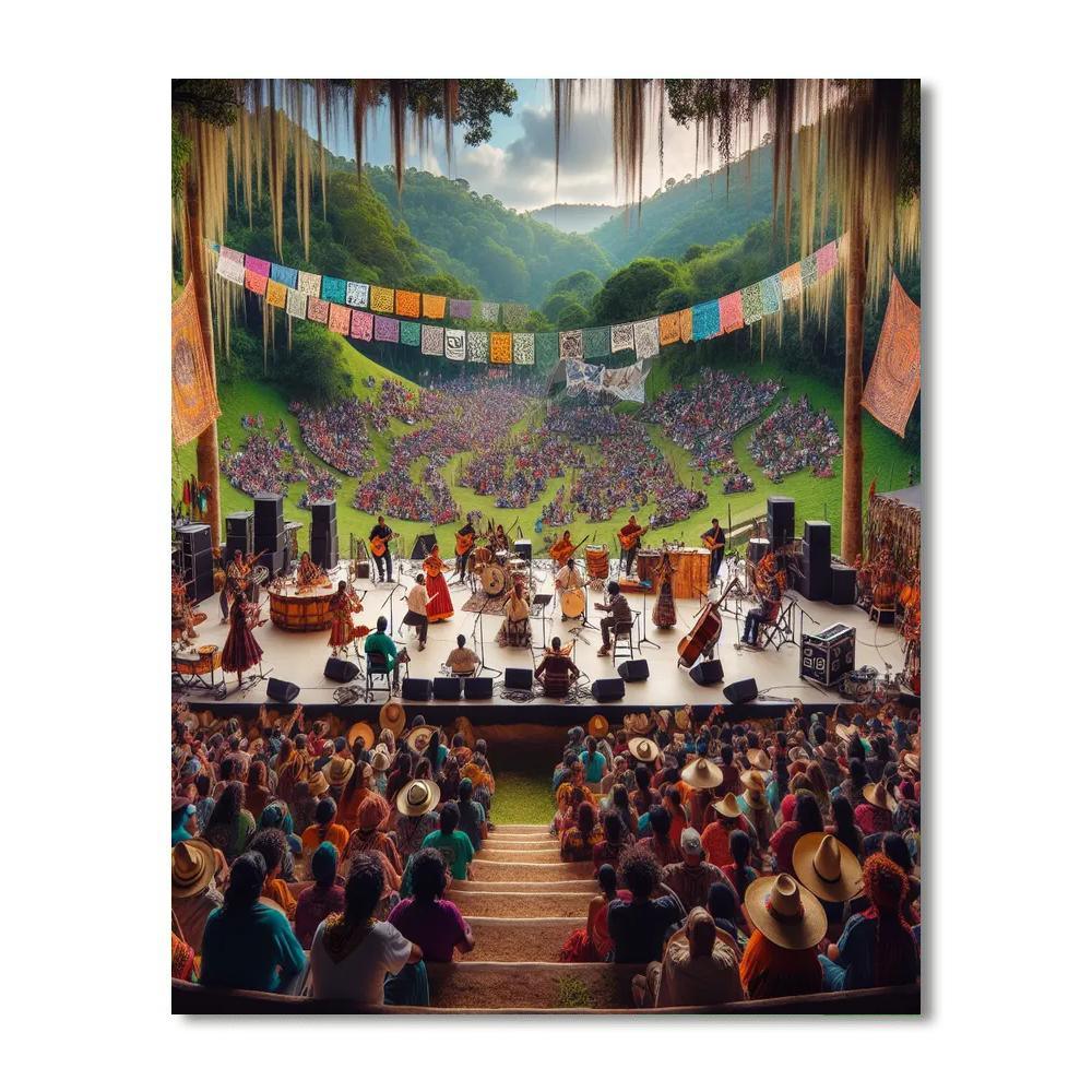 Palenque World Music Festival - Mexico DIY Paint By Numbers