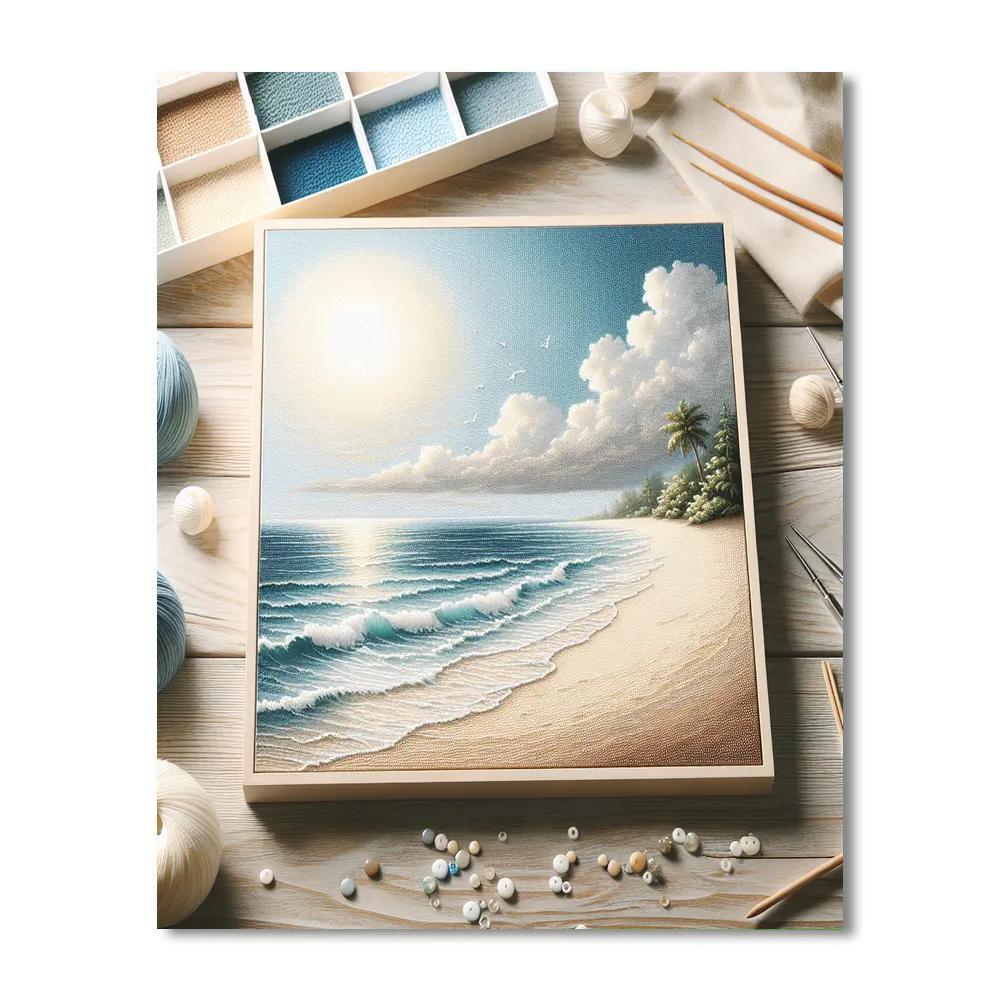 Timeless Beach Bliss Paint By Numbers Art