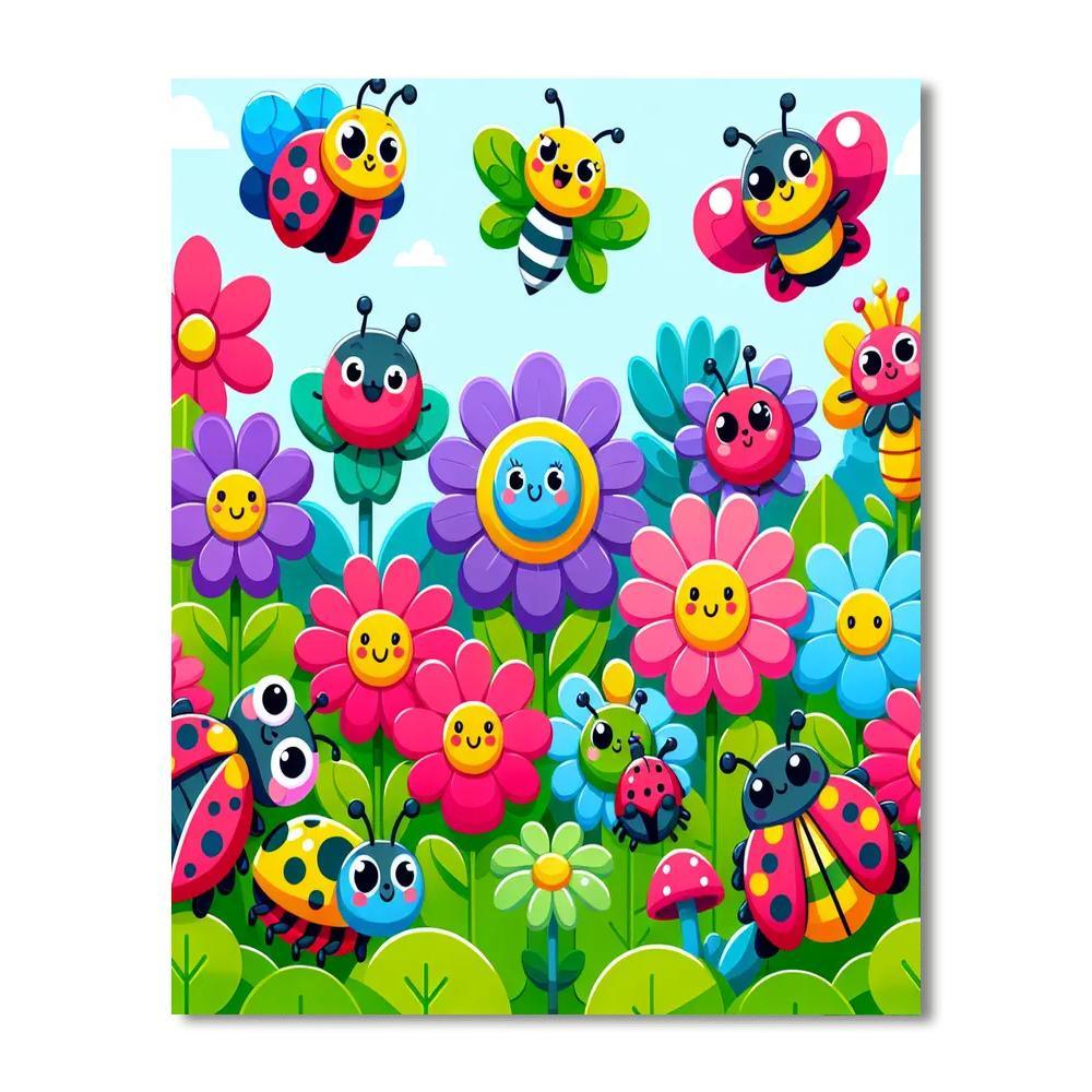 Fun With Insects Numbered Painting Kits