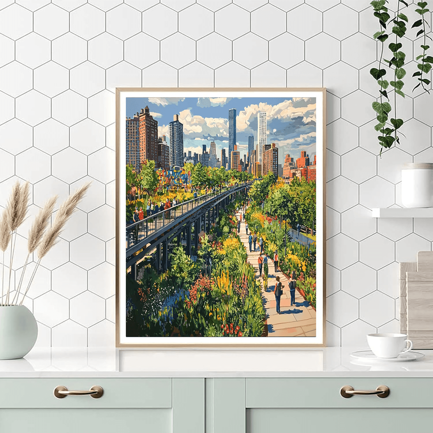 The High Line - New York Number Painting