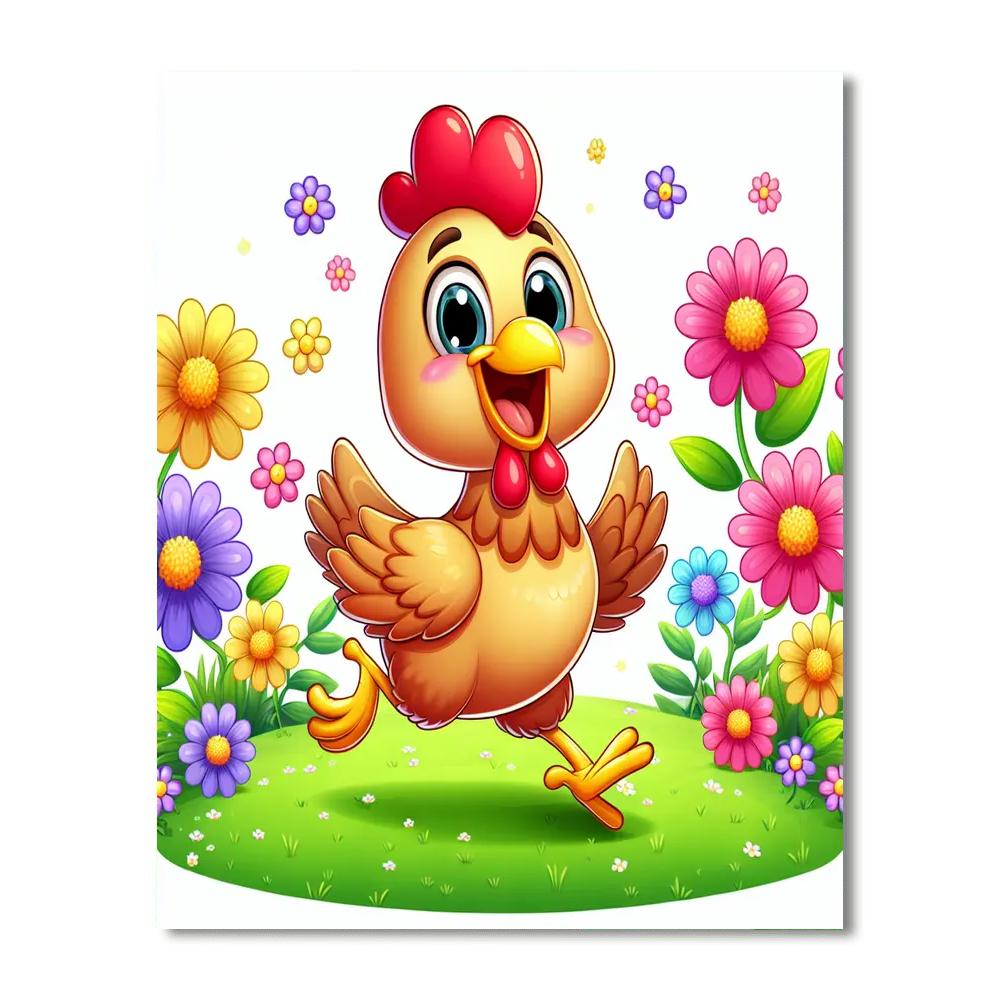 Silly Chicken Paint By Color