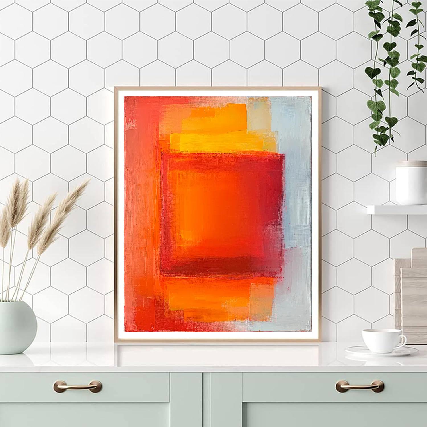 Mark Rothko Inspired Boundless Energy  DIY Paint By Numbers