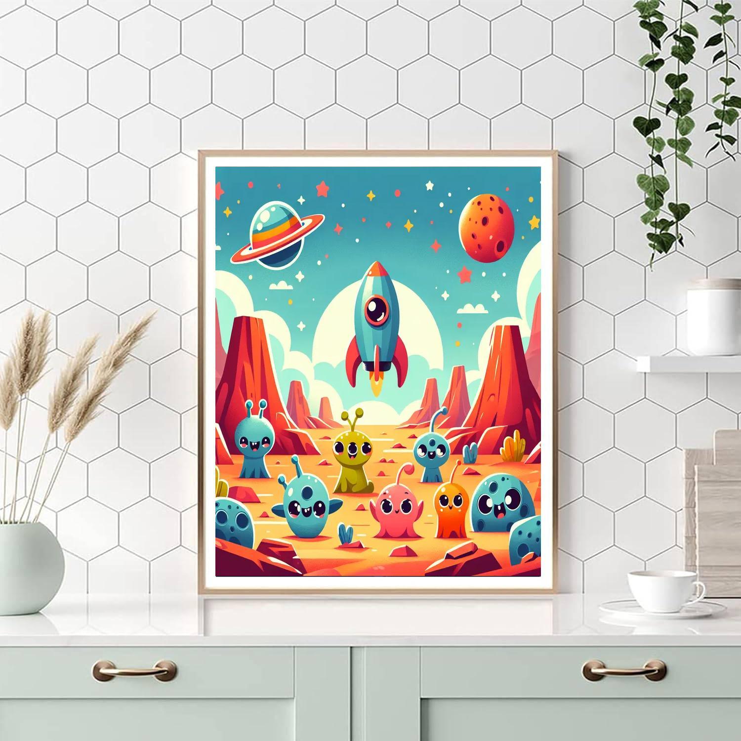 Exploring Mars Paint By Numbers Kits