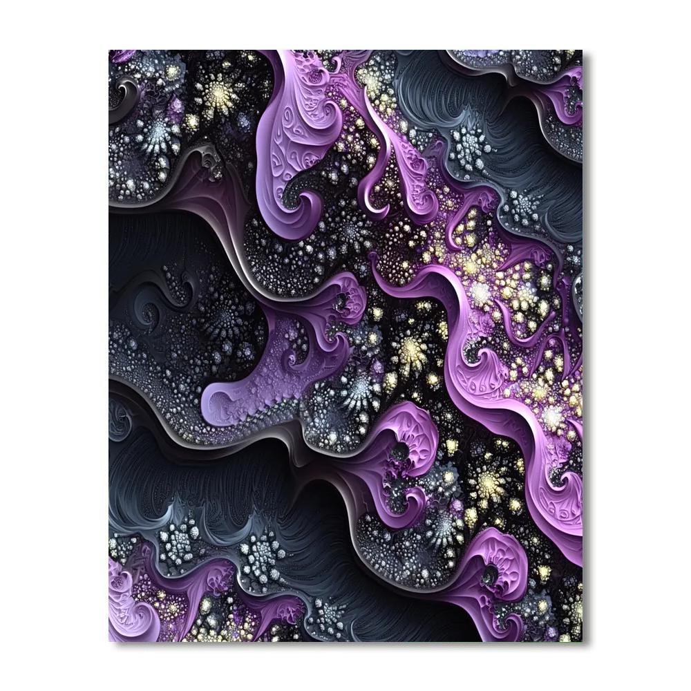 Caravaggio Inspired Fractal Echoes  Painting Number Kit