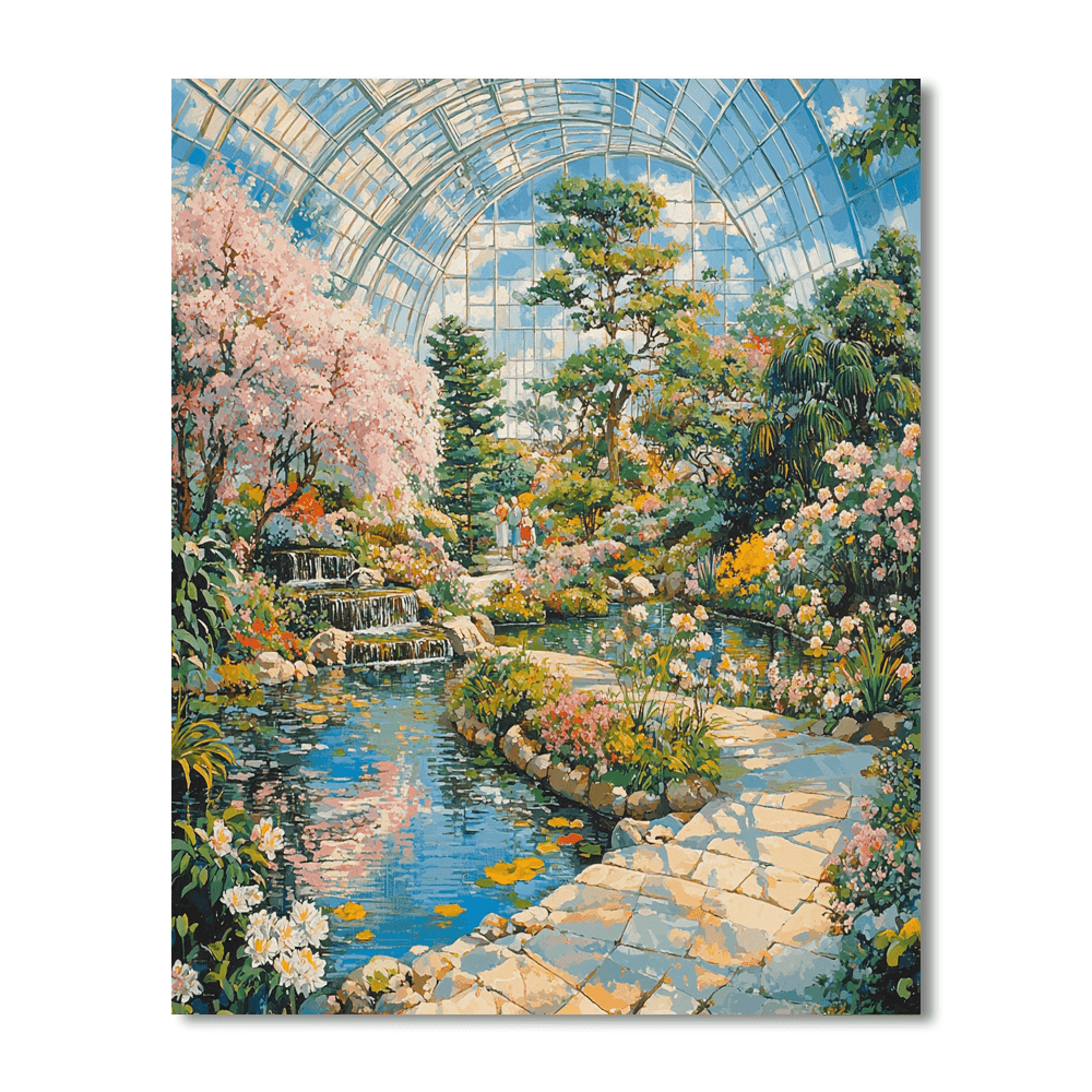 Montreal Botanical Garden DIY Paint By Numbers