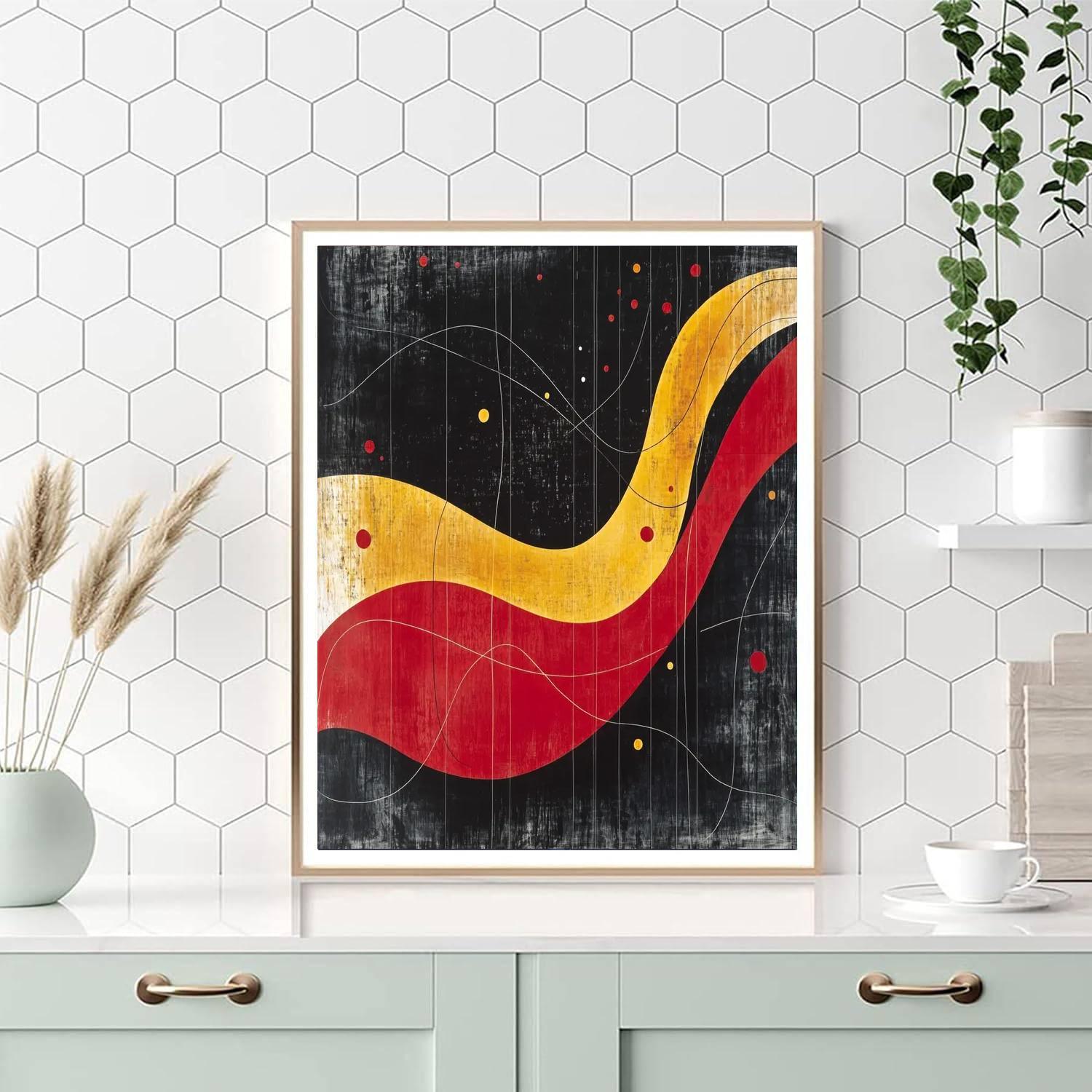 Joan Miro Inspired Journey Through Color  Paint By Number